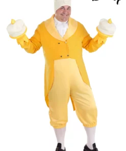 Fun Costumes Lumiere Costume For Plus Size Men From Disney's Beauty And The Beast -Wonderful Halloween Costumes Shop plus size beauty and the beast lumiere costume alt 6