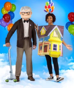 Fun Costumes Plus Size Carl Disney UP Costume For Men -Wonderful Halloween Costumes Shop plus size carl up costume alt 1