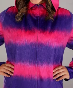 Fun Costumes Cheshire Cat Plus Size Onesie -Wonderful Halloween Costumes Shop plus size cheshire cat onesie alt 3