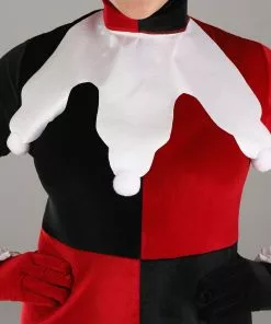 Jerry Leigh Deluxe Harley Quinn Plus Size Costume -Wonderful Halloween Costumes Shop plus size deluxe harley quinn costume alt 2
