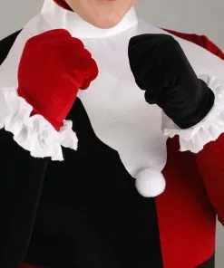 Jerry Leigh Deluxe Harley Quinn Plus Size Costume -Wonderful Halloween Costumes Shop plus size deluxe harley quinn costume alt 3