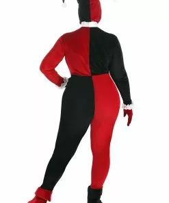 Jerry Leigh Deluxe Harley Quinn Plus Size Costume -Wonderful Halloween Costumes Shop plus size deluxe harley quinn costume alt 5