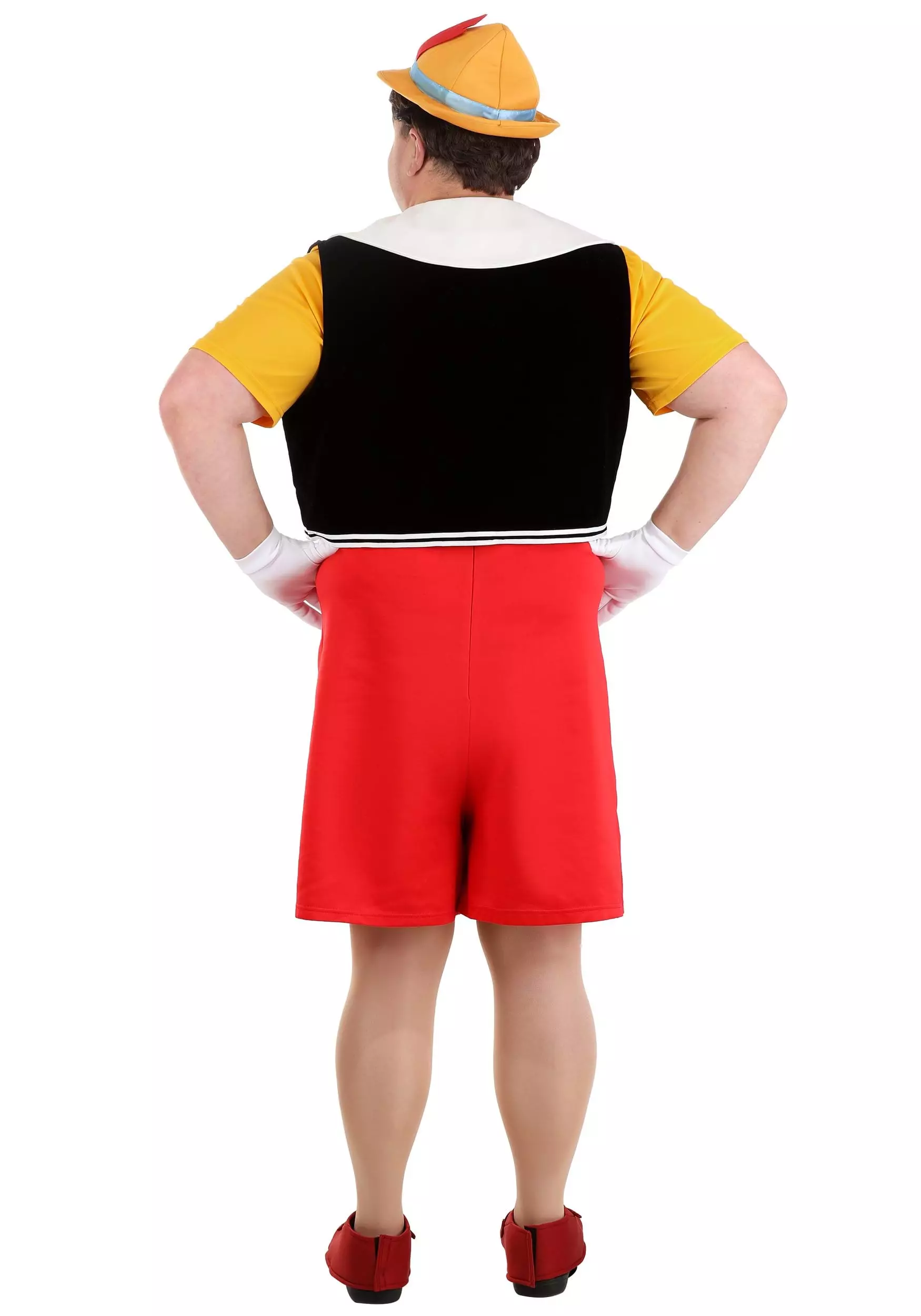 Fun Costumes Adult Plus Size Deluxe Disney Pinocchio Costume 4 Fun Costumes Adult Plus Size Deluxe Disney Pinocchio Costume - Image 2