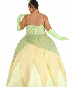 Armada Disney Princess And The Frog Women's Plus Size Deluxe Tiana Costume -Wonderful Halloween Costumes Shop plus size deluxe tiana costume alt 5