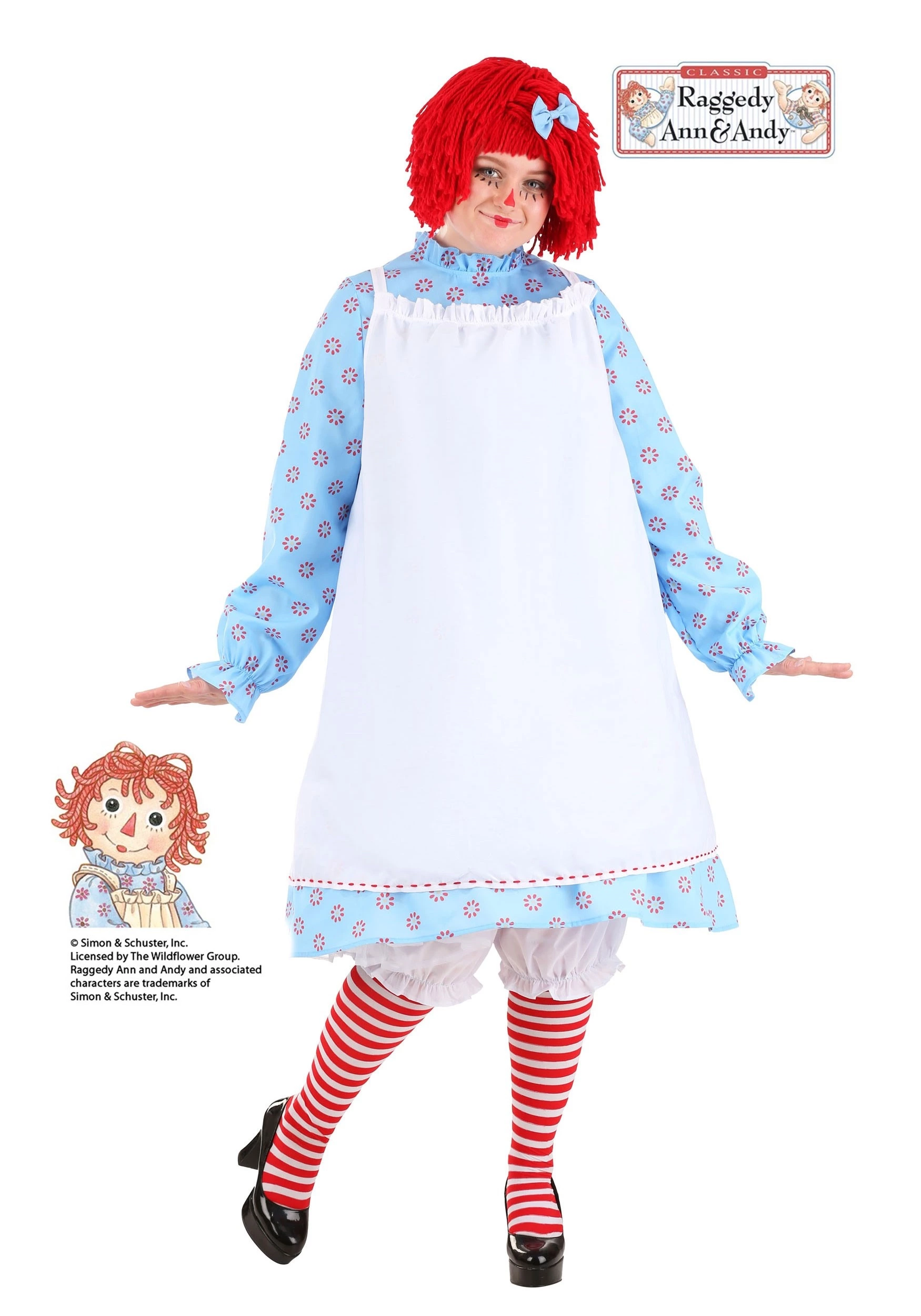 Fun Costumes Exclusive Raggedy Ann Plus Size Costume 3 Fun Costumes Exclusive Raggedy Ann Plus Size Costume