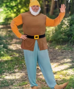 Fun Costumes Plus Size Disney Snow White Happy Dwarf Costume For Men