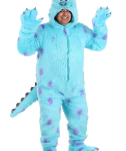 Zhenjiang Lian Yew Every Age Garment Accessories A Disney Monsters Inc Plus Size Hooded Sulley Costume -Wonderful Halloween Costumes Shop plus size hooded monsters inc sulley costume alt 8