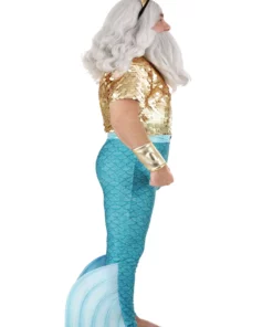 Fun Costumes Disney Plus Size Little Mermaid King Triton Costume For Men 14 Fun Costumes Disney Plus Size Little Mermaid King Triton Costume For Men -Wonderful Halloween Costumes Shop plus size king triton costume alt 5