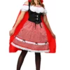 Hing Ting Plus Size Knee Length Red Riding Hood Costume -Wonderful Halloween Costumes Shop plus size knee length red riding hood costume