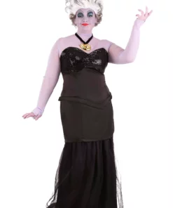 Disguise Limited Plus Size Women's Little Mermaid Prestige Ursula Costume -Wonderful Halloween Costumes Shop plus size little mermaid ursula prestige costume alt 3 upd