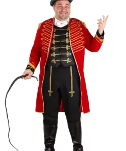 Fun Costumes Plus Size Dashing Ringmaster Men's Costume