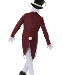 Fun Costumes Plus Size Men's White Rabbit Costume -Wonderful Halloween Costumes Shop plus size mens white rabbit costume alt 4