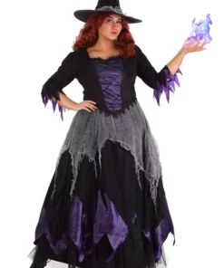 Suzhou Zhongsheng Imp & Exp Co., Ltd Midnight Purple Witch Plus Size Costume