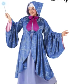 Fun Costumes Disney Premium Fairy Godmother Plus Size Costume -Wonderful Halloween Costumes Shop plus size premium fairy godmother costume alt 4