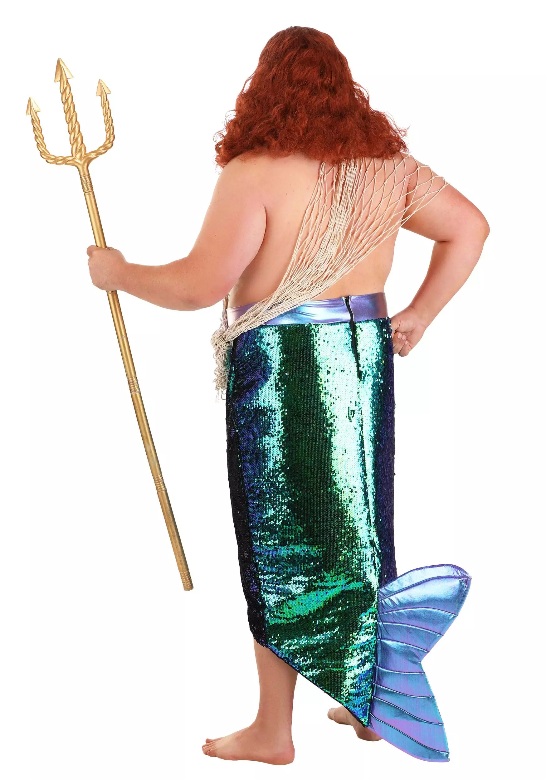 Fun Costumes Salty Merman Plus Size Costume 4 Fun Costumes Salty Merman Plus Size Costume - Image 2