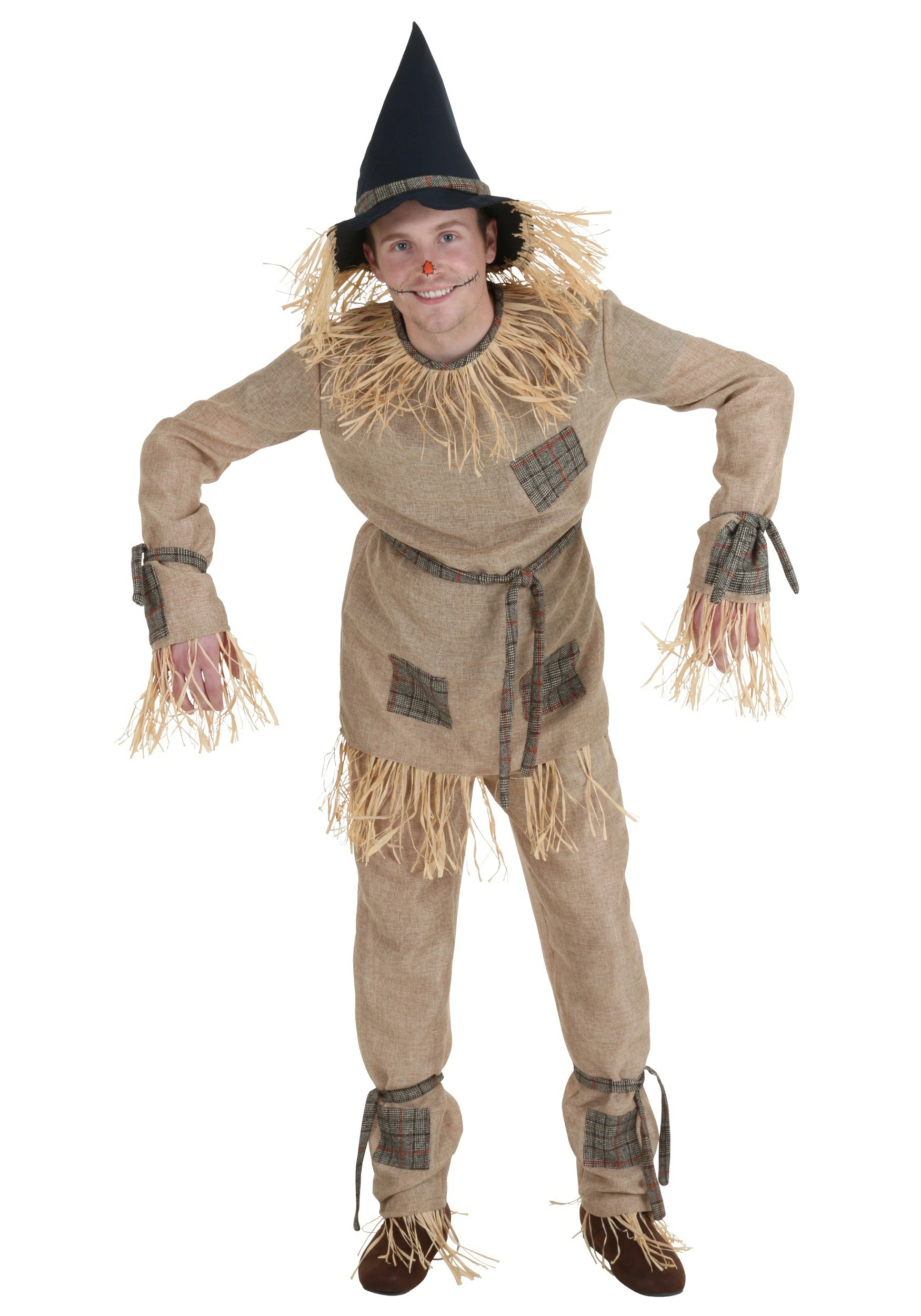 Fun Costumes Plus Size Silly Scarecrow Costume 3 Fun Costumes Plus Size Silly Scarecrow Costume