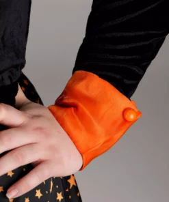 Suzhou Zhongsheng Imp & Exp Co., Ltd Plus Size Sparkling Orange Witch Costume For Women -Wonderful Halloween Costumes Shop plus size sparkling orange witch alt 4