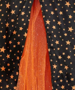 Suzhou Zhongsheng Imp & Exp Co., Ltd Plus Size Sparkling Orange Witch Costume For Women -Wonderful Halloween Costumes Shop plus size sparkling orange witch alt 6