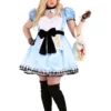 Armada Women's Plus Size Alluring Alice Costume Dress -Wonderful Halloween Costumes Shop plus size womens alluring alice costume update