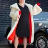Fun Costumes Cruella De Vil Coat Costume For Plus Size Women From Disney's 101 Dalmatians -Wonderful Halloween Costumes Shop plus size womens deluxe cruella de vil costume 2 1