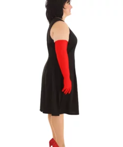 Fun Costumes Cruella De Vil Coat Costume For Plus Size Women From Disney's 101 Dalmatians -Wonderful Halloween Costumes Shop plus size womens deluxe cruella de vil costume alt 12