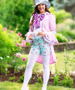 Fun Costumes Plus Size Women's Pretty Mad Hatter Costume -Wonderful Halloween Costumes Shop plus size womens pretty mad hatter costume2