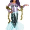 LF Products Pte. Ltd. Girl's Pretty Purple Mermaid Costume -Wonderful Halloween Costumes Shop pretty purple mermaid childs costume 1