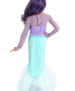 LF Products Pte. Ltd. Girl's Pretty Purple Mermaid Costume 5 LF Products Pte. Ltd. Girl's Pretty Purple Mermaid Costume -Wonderful Halloween Costumes Shop pretty purple mermaid childs costume alt1