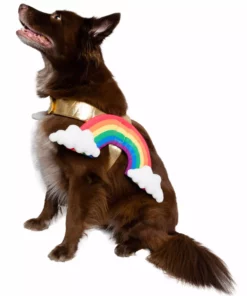 Pet Krewe Rainbow Costume For Pets -Wonderful Halloween Costumes Shop rainbow pet costume alt 3