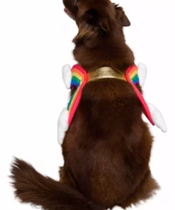 Pet Krewe Rainbow Costume For Pets -Wonderful Halloween Costumes Shop rainbow pet costume alt 5