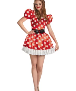 Disguise Red Minnie Classic Adult Costume