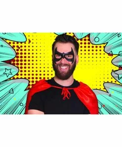 STICKFX Night Hero Self-Adhering Mask -Wonderful Halloween Costumes Shop self adhering night hero mask alt 2
