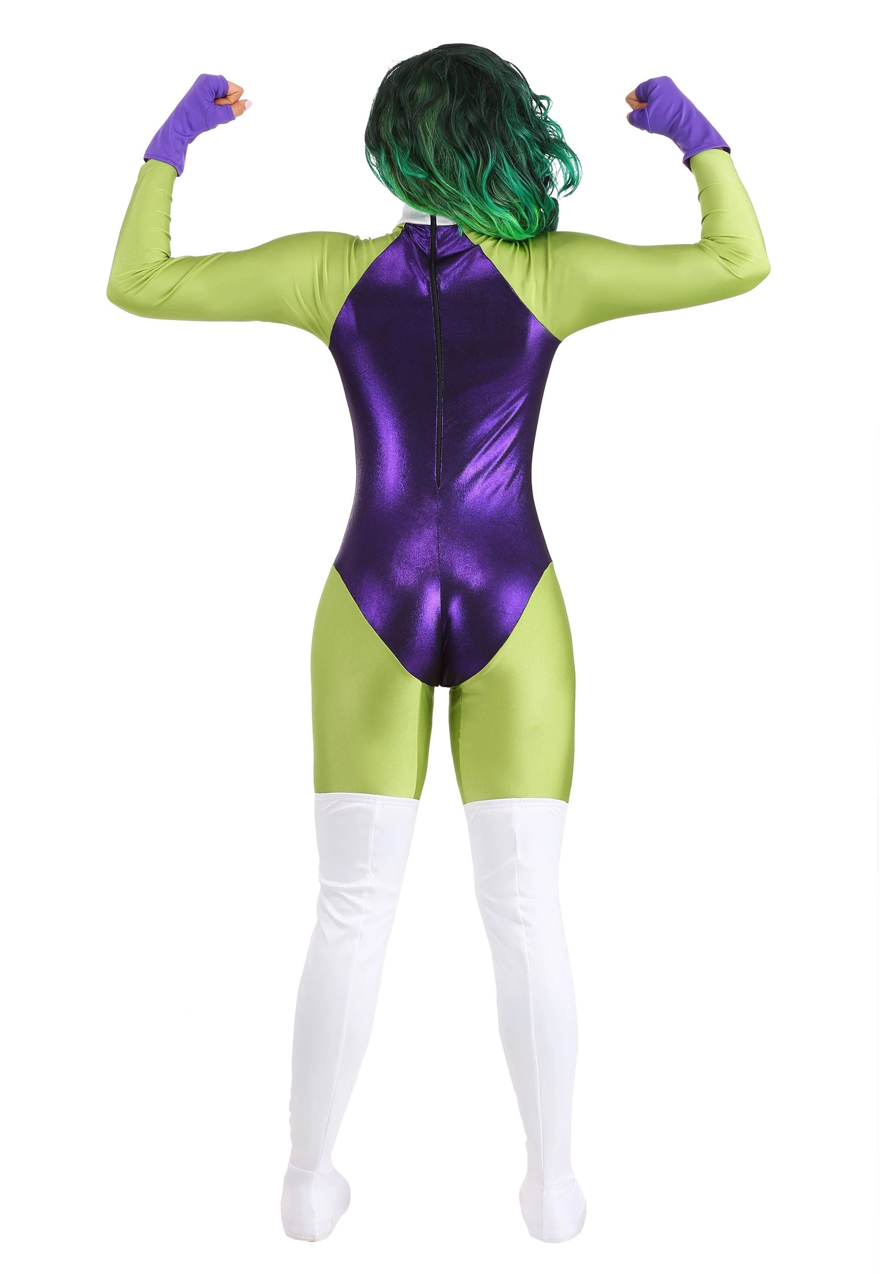 Rubies Costume Co. Inc Women's She Hulk Deluxe Costume 4 Rubies Costume Co. Inc Women's She Hulk Deluxe Costume - Image 2
