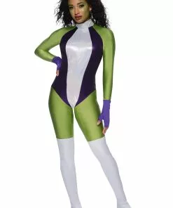 Rubies Costume Co. Inc Women's She Hulk Deluxe Costume 7 Rubies Costume Co. Inc Women's She Hulk Deluxe Costume -Wonderful Halloween Costumes Shop she hulk deluxe adult costume vendor