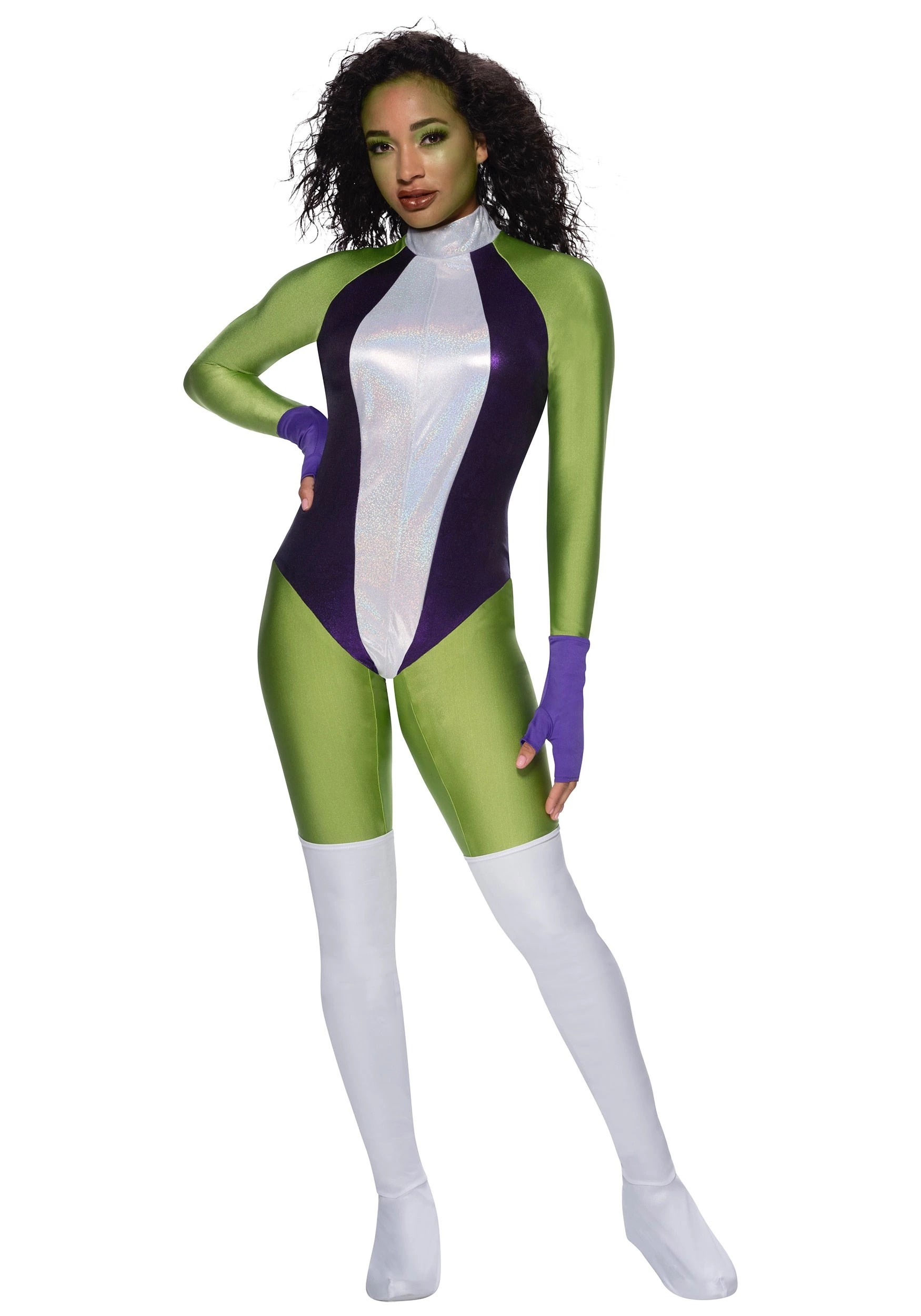 Rubies Costume Co. Inc Women's She Hulk Deluxe Costume 5 Rubies Costume Co. Inc Women's She Hulk Deluxe Costume - Image 3