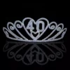 Elope Silver Sparkle 40 Tiara -Wonderful Halloween Costumes Shop silver 40 sparkle tiara