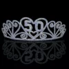 Elope Sparkle Tiara Silver 50 -Wonderful Halloween Costumes Shop silver 50 sparkle tiara