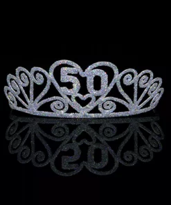 Elope Sparkle Tiara Silver 50