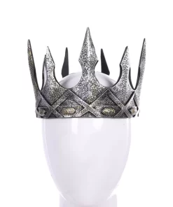 Role Party Silver Royal Costume Crown
