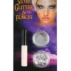 Fun World Silver Glitter & Flakes Makeup Kit