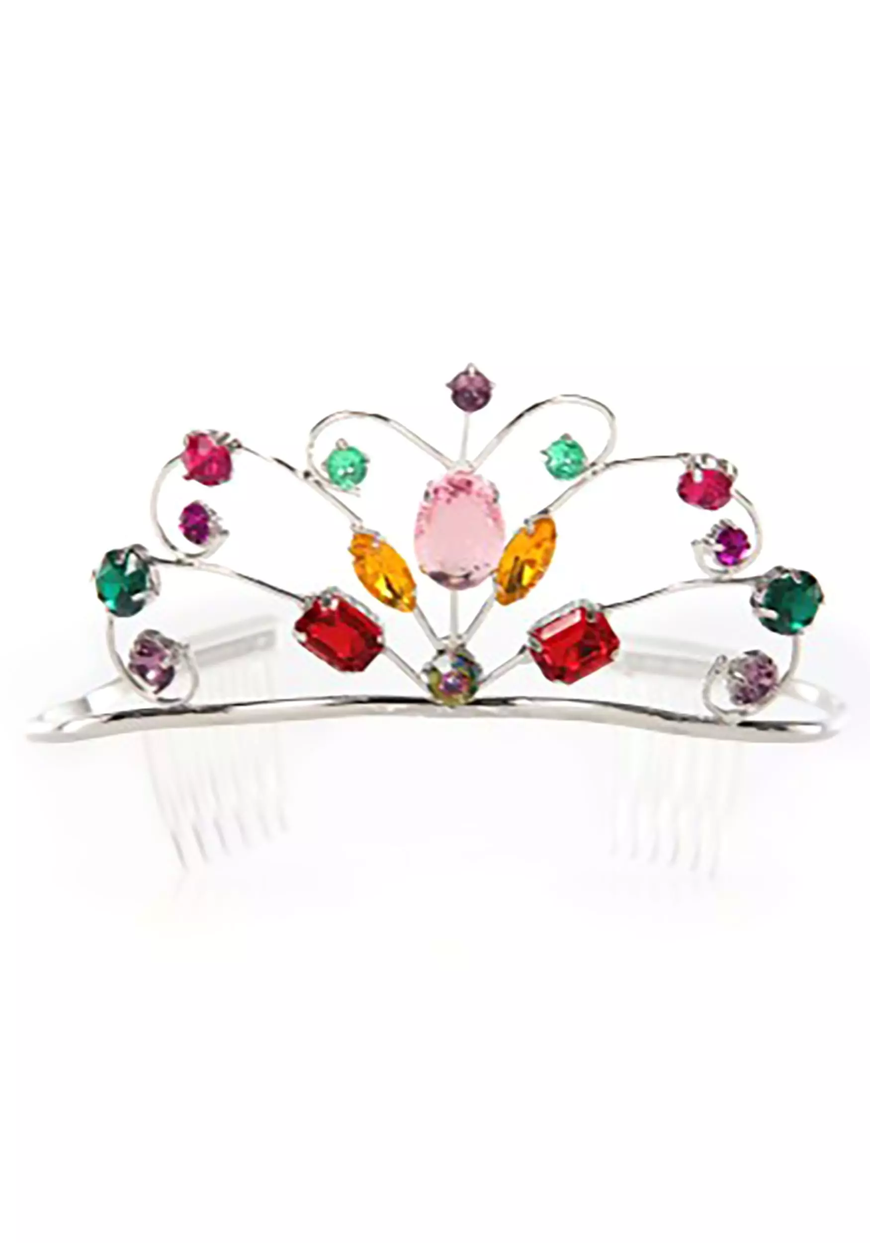 Elope Silver Rainbow Tiara 4 Elope Silver Rainbow Tiara - Image 2