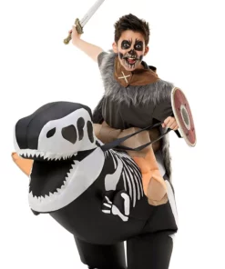 Morphsuits Skeleton T-Rex Ride On Inflatable Costume For Kids