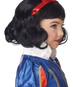California Costume Collection Snow White Wig For Kids -Wonderful Halloween Costumes Shop snow white child wig alt 2