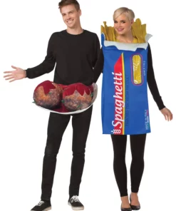 Morris Costumes Spaghetti And Meatballs Costume For Couples