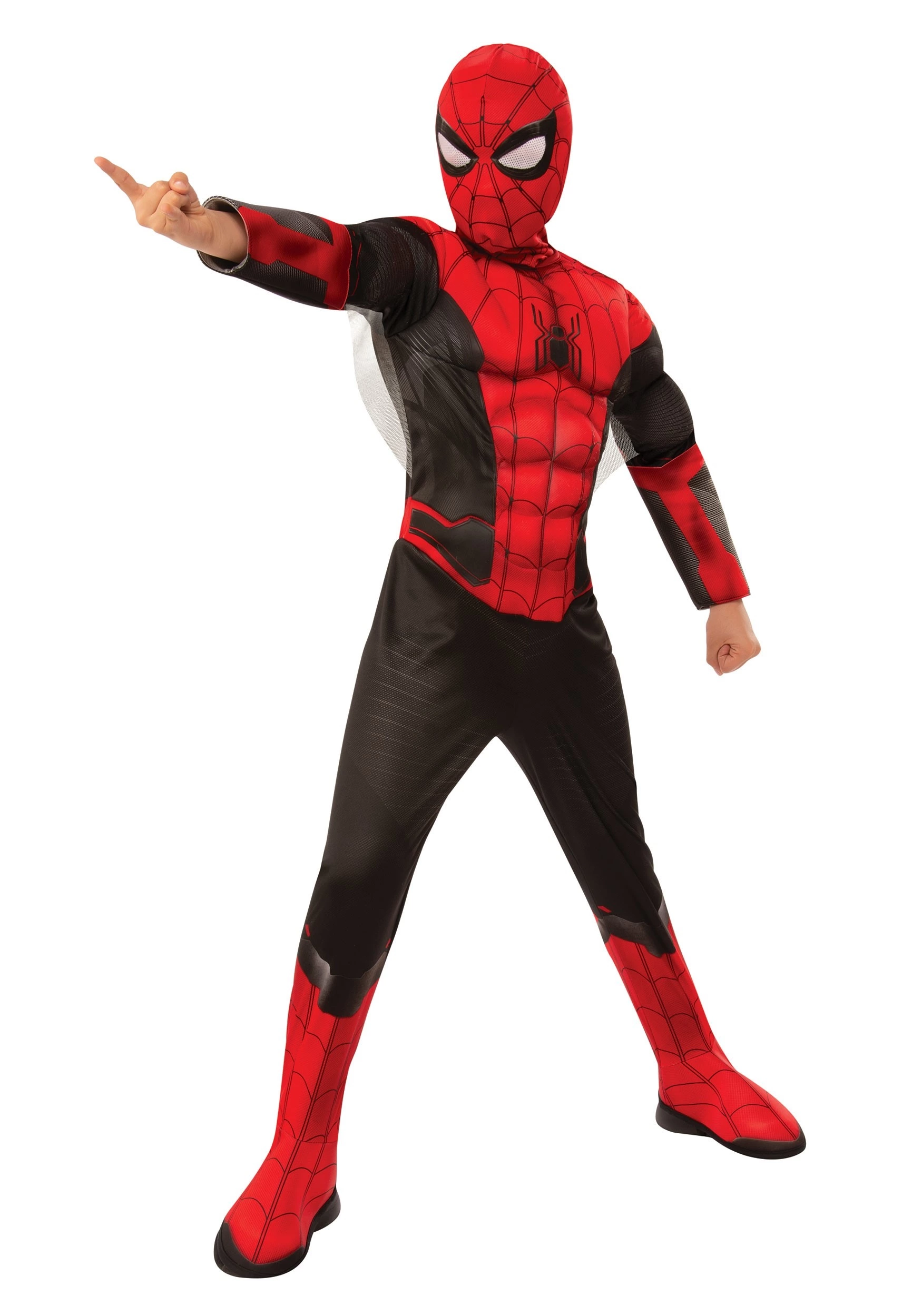 Rubies Costume Co. Inc Spider-Man Far From Home Spider-Man Kids Red And Black 3 Rubies Costume Co. Inc Spider-Man Far From Home Spider-Man Kids Red And Black