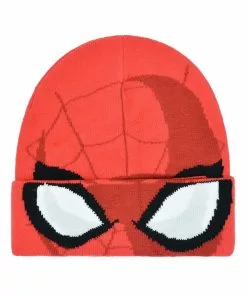 Concept One Accessories Roll Down Spiderman Knit Beanie