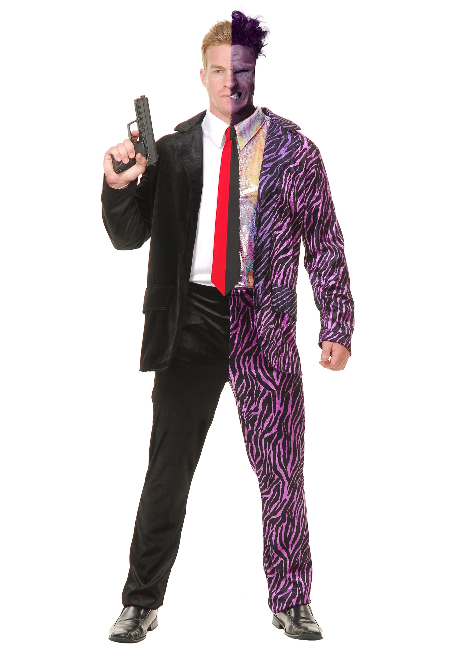 Charades Split Personality Villain Costume For Men 3 Charades Split Personality Villain Costume For Men