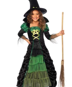 LEG AVENUE Girls Storybook Witch Costume