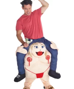 Morphsuits Stripper Piggyback Costume For Men