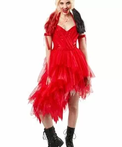 Rubies Costume Co. Inc Harley Quinn Suicide Squad 2 Red Dress Costume